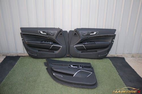 Комплект накладок на двери Hyundai новый K9, 3 детали, память, задний занавес