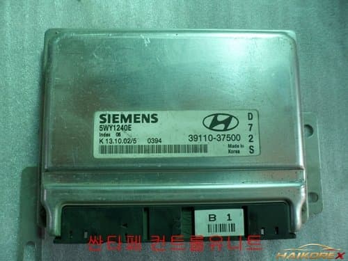 Блок управления двигателем (ECU) Hyundai Santa Fe 3911037500