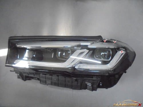 Крышка светодиодной фары (передняя левая) BMW 5 Series G30 LCI, 2020-2022, артикул 63119479261/9479261, класс B (царапины, потертости)