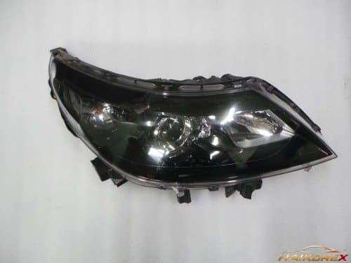 Фара передняя правая для Renault SM5 (L43) 2009-2012, черный ободок, артикул 260100768R
