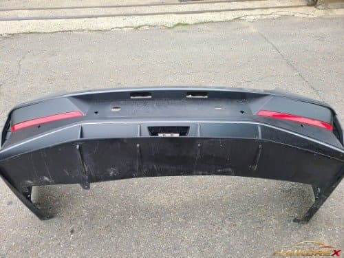 Крышка заднего бампера Hyundai Elantra CN7 верхняя 86611AAAA0 + нижняя 86612AAAA1 с 4 отверстиями под датчик парковки