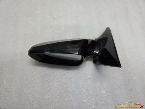 Боковое зеркало водителя Veloster с электроприводом складывания и LED повторителем (8 контактов) 876102V010-DS MZH Phantom Black