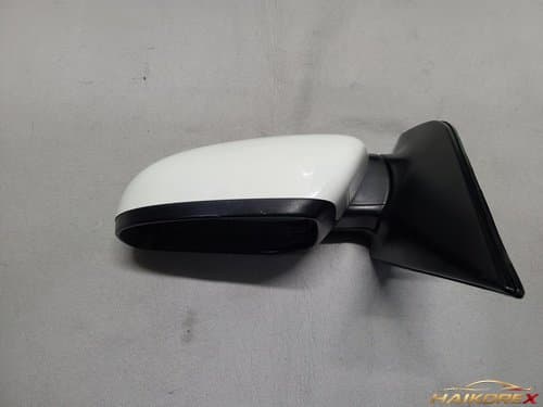 Боковое зеркало Hyundai i10 (New Morning) правое, механическое, с подогревом и LED повторителем, белое, 09-11