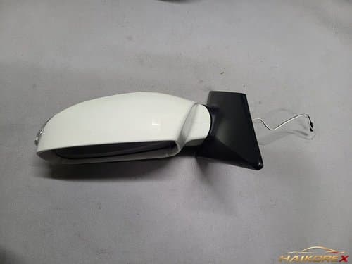 Зеркало боковое Hyundai Tucson IX (старая модель) водительское электрогнущееся с подогревом ванильно-белое 09-13 (7 контактов) LED-модификация