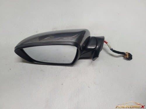 Боковое зеркало заднего вида водителя K3 (8 контактов) электросклаживаемое LED 87610A7020-DS MST металлический поток