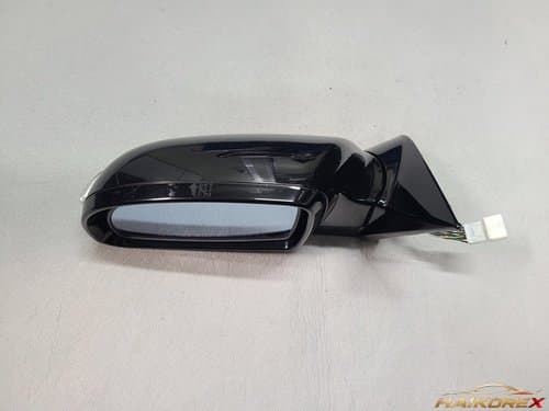Боковое зеркало Hyundai Grandeur H New Classic, водительское, с LED повторителем, электрическое, с обогревом, память, 13 контактов, черное