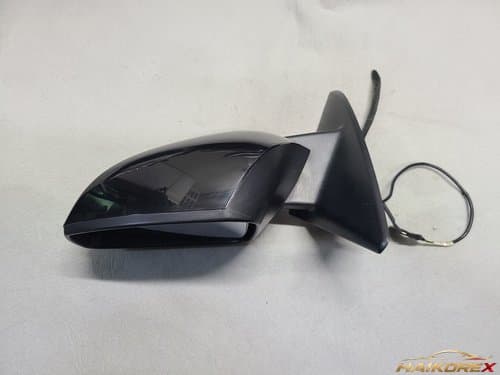 Боковое зеркало водителя для Hyundai SM7 (L47) с электроскладыванием, LED, датчик нижний, камера, черный металлик (10pin+4pin)