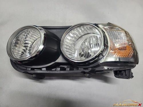 Передняя фара левая Aveo Light P96831053 с хромированным ободком 3 контакта