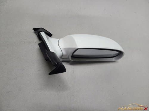 Боковое зеркало Hyundai Verna, пассажирское, белое, механическое складывание (5 контактов), артикул 8762025600NW