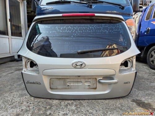 Задняя дверь (люк) Hyundai Santa Fe CM с спойлером, рестайл 2009-2012