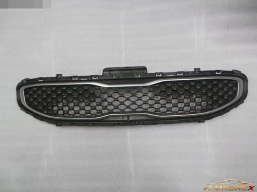 Решетка радиатора Раи 86351A3000 + сетка 86352A3000 стандартная (хром матовый) Б класс (царапины)
