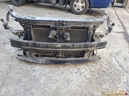 Радиатор в сборе Hyundai Sonata YF (2010-2016) 2.0 LPG АКПП с кронштейном, конденсатором и вентилятором