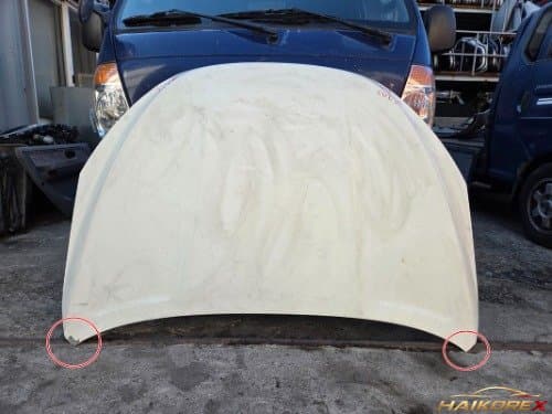 Капот Korando Sports 6101132100, класс C (отслоение краски)