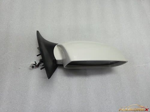 Боковое зеркало Genesis Coupe правое (9 контактов) электрическое складываемое LED 876202M000-DS NAA керамический белый 08-16