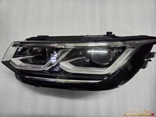 Передняя фара LED Volkswagen Touareg 2 поколение IQ Light, левая сторона (водитель), 5 контактов, артикул 5NB941081G