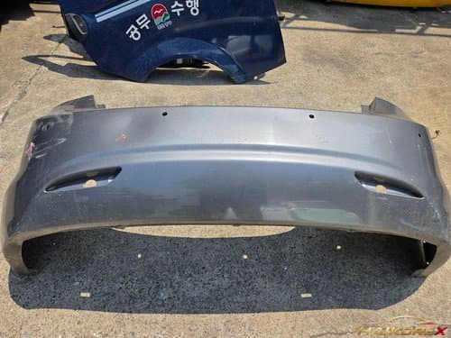 Накладка заднего бампера Hyundai Elantra MD 866113X000 (4 отверстия под датчик), 2010-2013, класс C