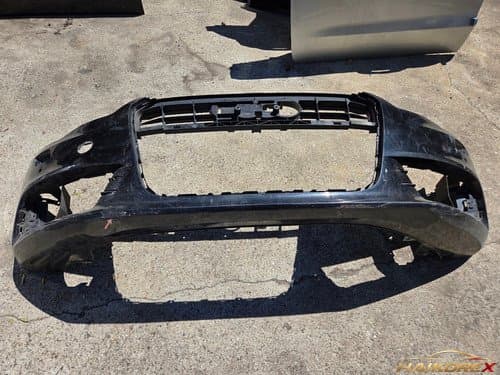 Накладка переднего бампера Audi A6 4G0807437AB 4G0807065R (2 отверстия под датчик) 16-18