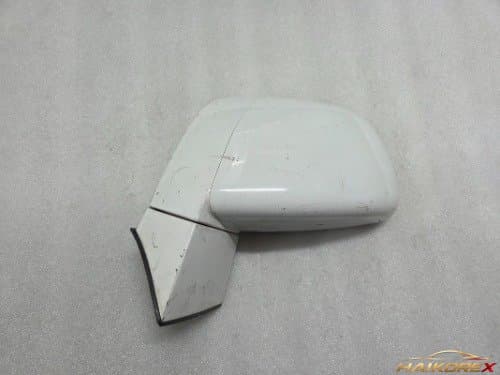 Боковое зеркало Winstorm водителя (5 контактов) ручной складывающийся 11U Galaxy White белый C-класс (царапины, без зеркала)