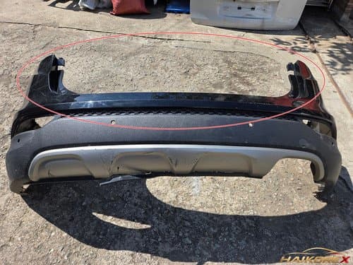 Накладка заднего бампера верхняя Hyundai Santa Fe DM 866112W000 C-класс