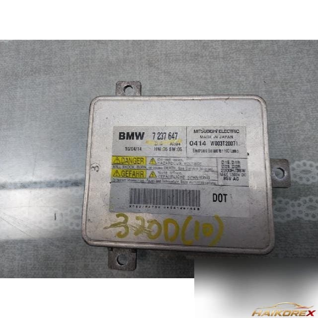 BMW 320d sedan 2010 — балласт