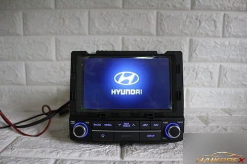 Магнитола AVN с проекцией фонов, Android Auto и Apple CarPlay 96550-4H9104X, 965504H9104X
