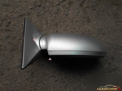 Боковое зеркало заднего вида правое (15контактов) электроскладываемое с LED, память, автозатемнение, 3D, серебристое